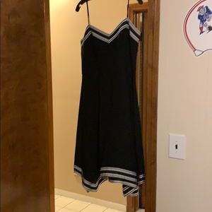 Ted Baker spaghetti strap black dress